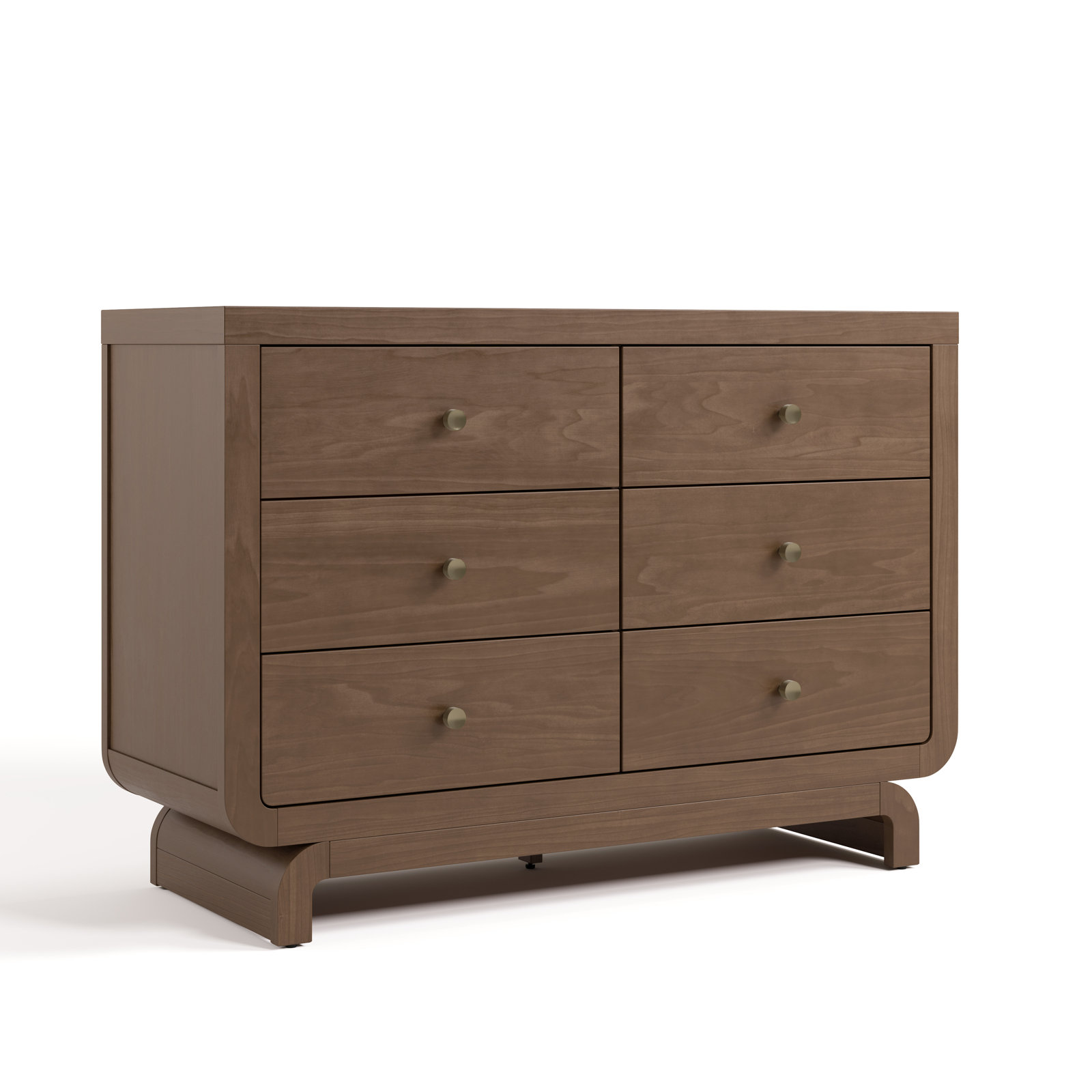 Santorini 6 Drawer Dresser, Hazelnut