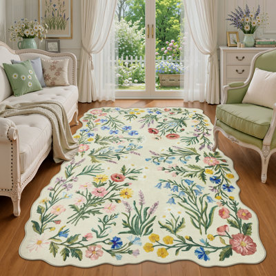Tapis antidérapant festonné – Lavable à la machine