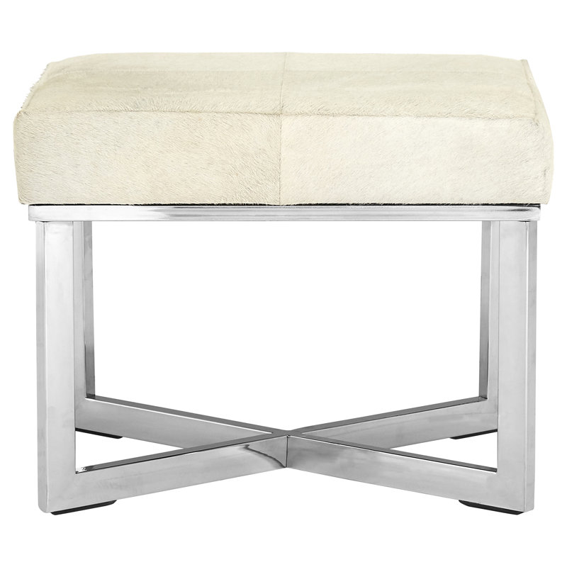 Shayna Genuine Leather Upholstered Bench