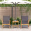 Ensemble de salon de jardin 3 pièces avec coussins en bois d'acacia massif-1321696146