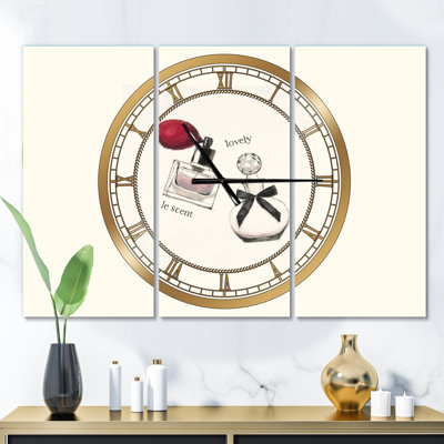 Lovely Glamorous Parfum - Traditional wall clock