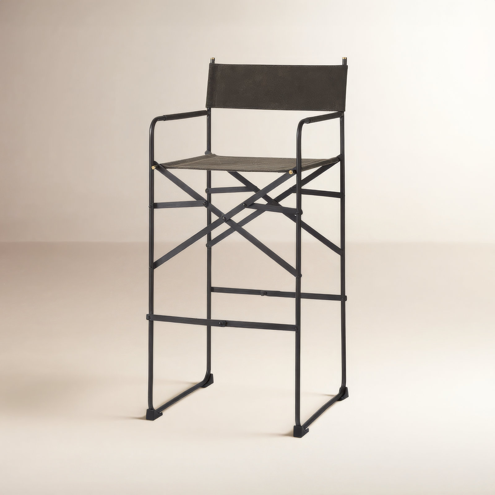 Sambac Bar and Counter Stool, Extra Tall (40" Seat Height), Dark Gray/Black