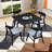 Square Wooden Dining Table for 4 Persons-359131834