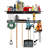 Aleksey Tool Storage Rack with Wall Shelf