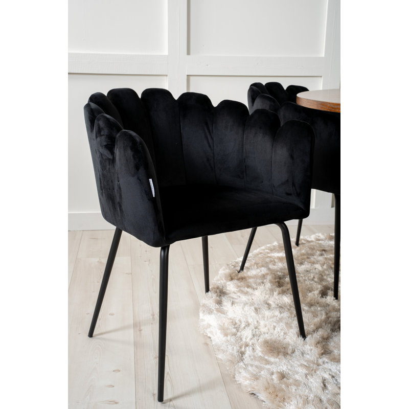 Glendale 6 - Person Dining Set, Black, Brown, Black