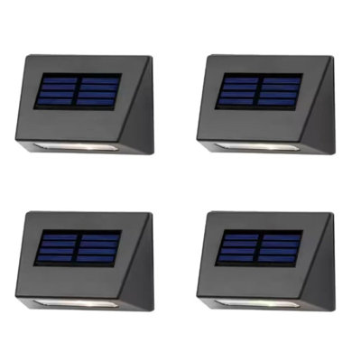 Solar Bronze Integrated Led Downcast Deck Light (4pk)