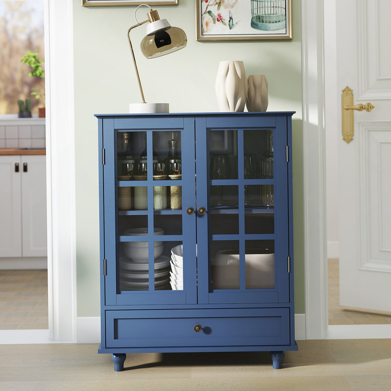 Buffet Minimalist, Bleu