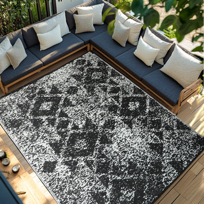 Tapis d'extérieur gris Costa Rica