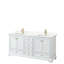 Ensemble de meuble-lavabo double 60 po avec comptoir en quartz Deborah-98141658-98141659-98163257