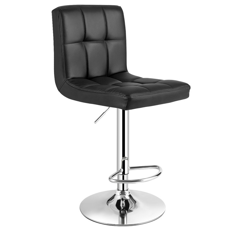 Tabouret pivotant à hauteur réglable cayhlin, Noir