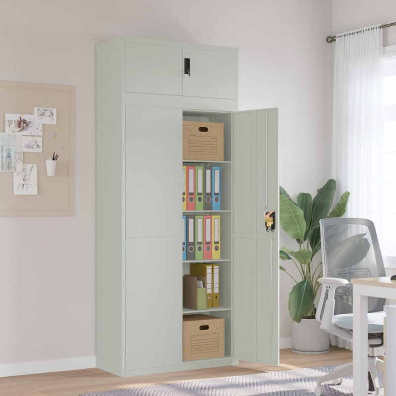 Kenly Storage Cabinet, Light Grey