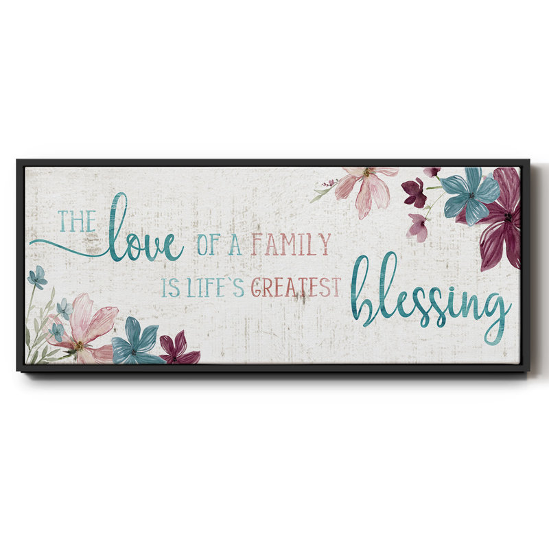Life's Greatest- Framed Canvas
