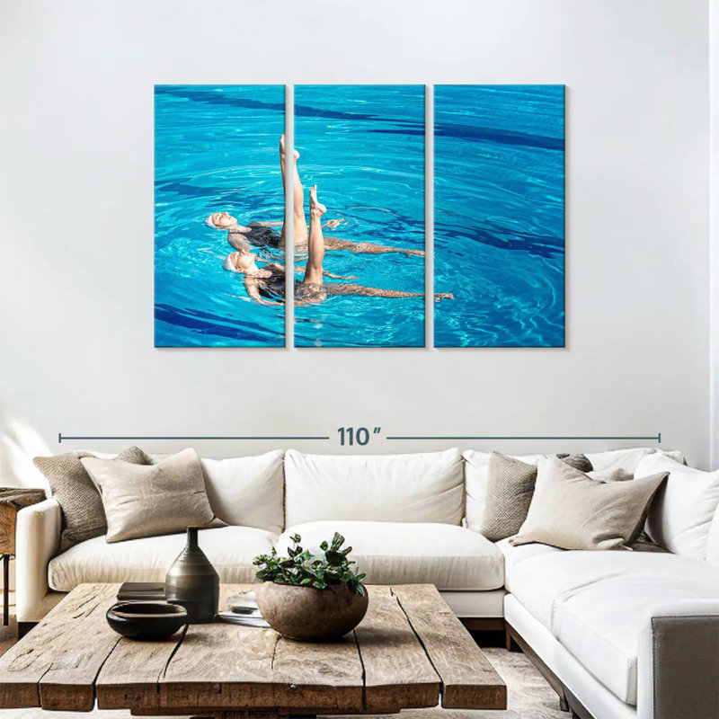 Sireci Synchronized Swimmers, 48" H x 74" W