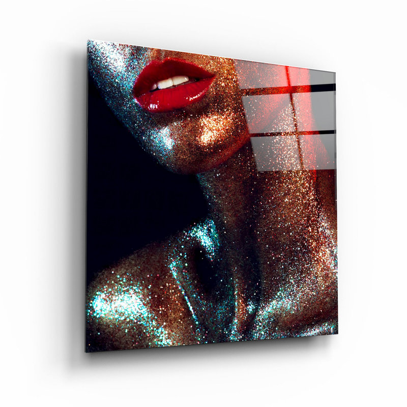 Superbe peinture décorative en verre trempé de 31,5 po x 31,5 po | 100% verre trempé, épaisseur: 0,16 pouce | Imprimé UV pour des couleurs éclatantes et une durabilité | Décoration murale parfaite pour le salon, la chambre à coucher ou le bureau, design élégant et moderne