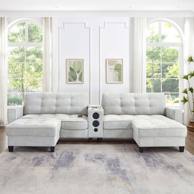 Canapé modulaire Modern, Ligth Grey Chenille