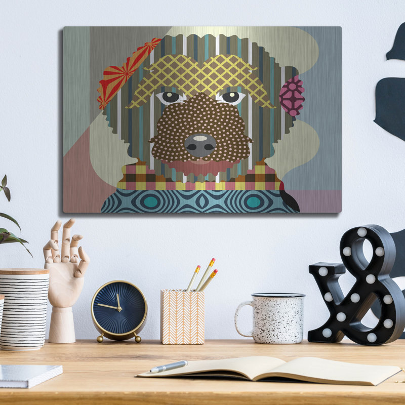 "Goldendoodle" par Lanre Adefioyue, H 12 po x l 16 po