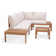 Ensemble de conversation modulaire avec coussins 3 pièces Tempo
