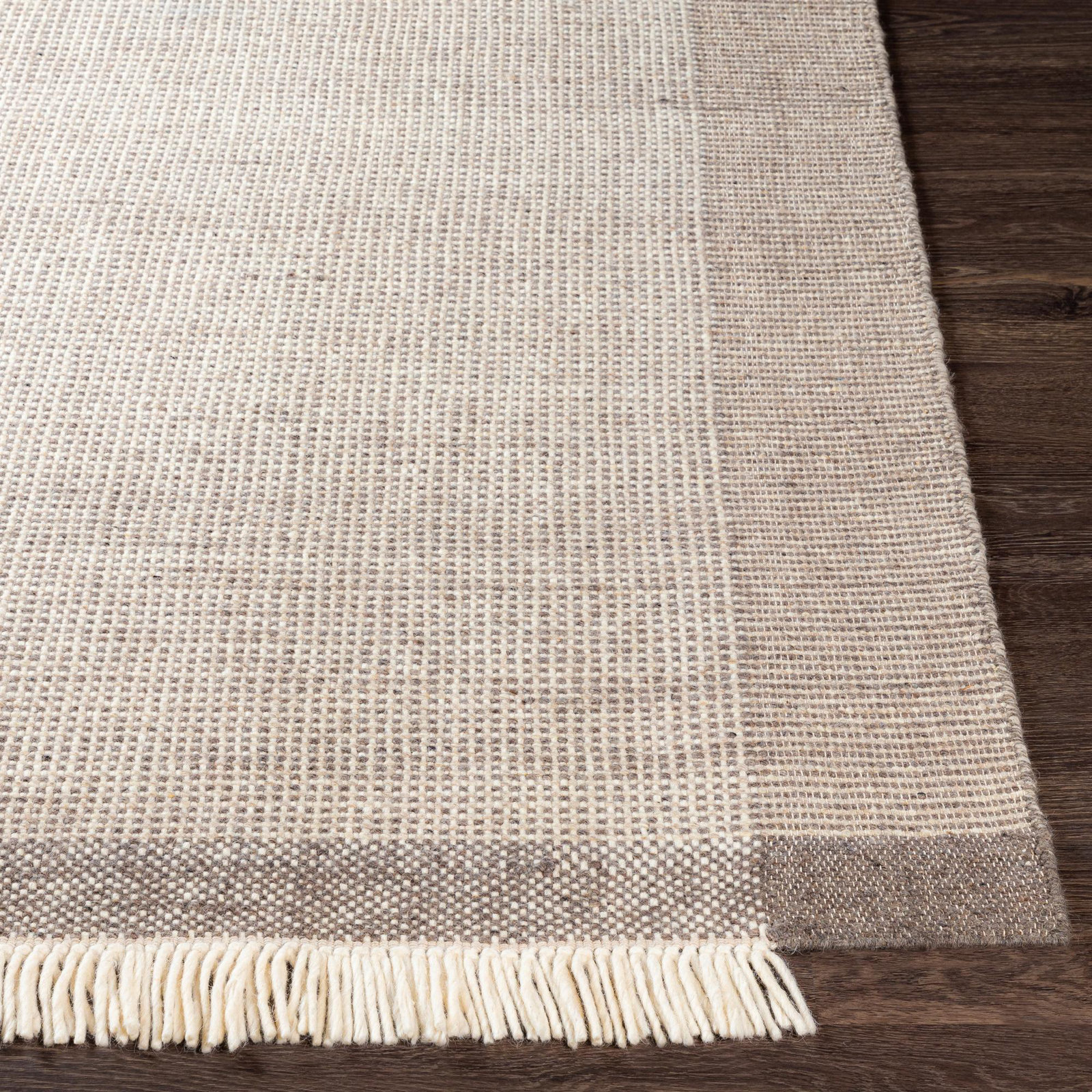 Tina Handmade Wool Rug, Rectangle 8'10" x 12'