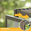 Store à enroulement réglable Pergola Accessoires compatible avec la marque Bonosuki-1210423925-1210423929