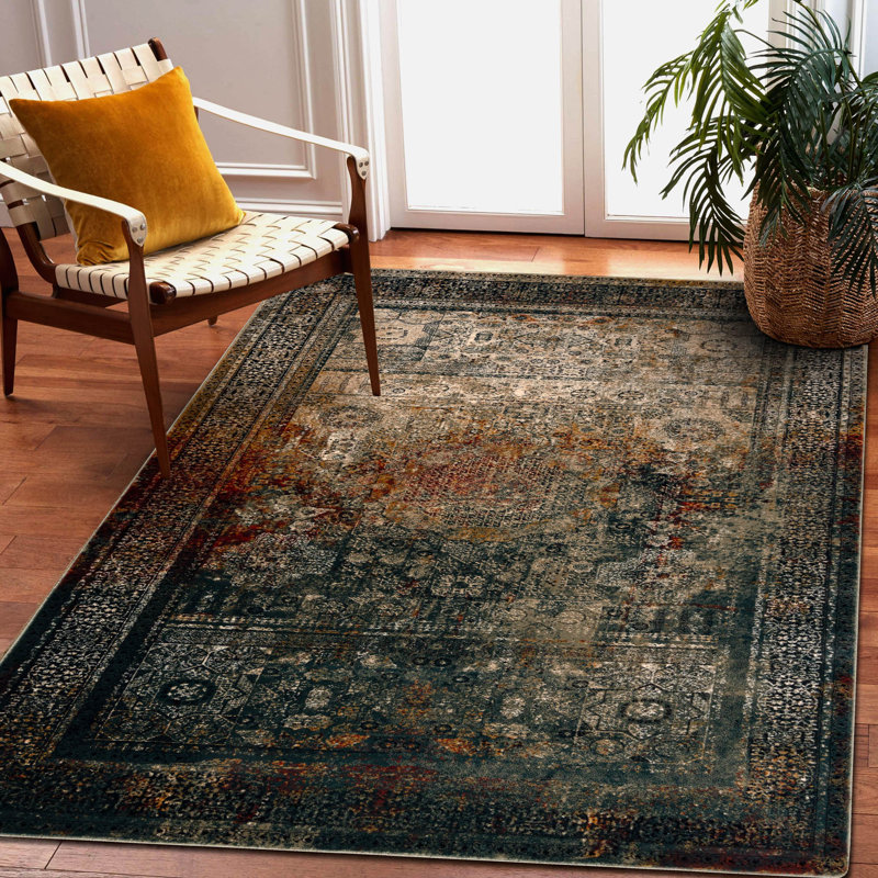 Hamish Oriental Wool Area Rug, Rectangle 235 x 350cm