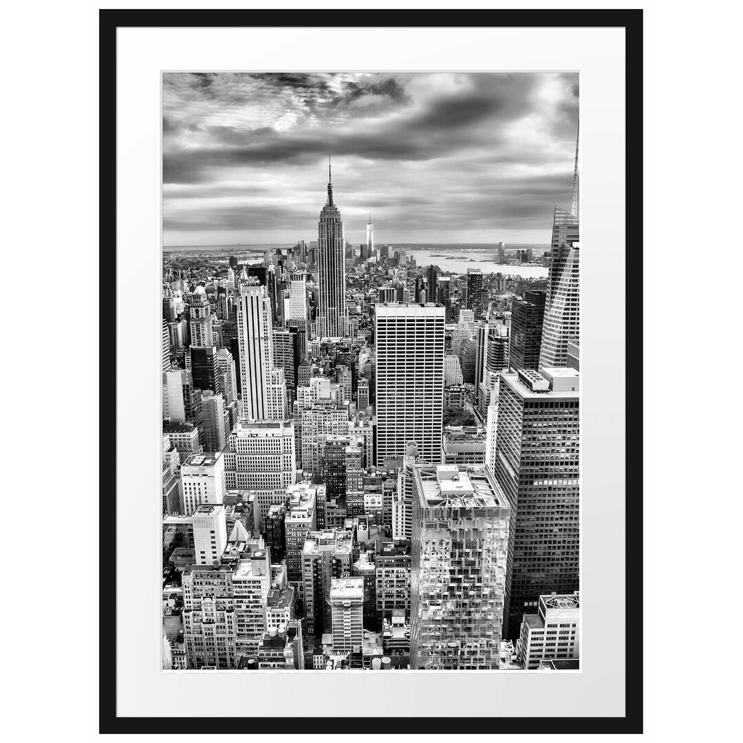 Gerahmtes Poster New York Skyline