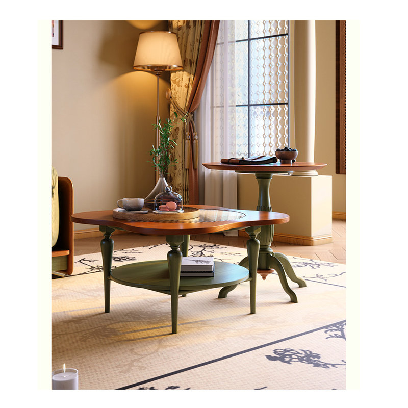 Table basse de style rétro classique français