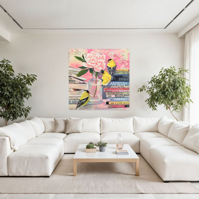 Art contemporain, art contemporain abstrait, H 48 po x l 48 po