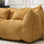 Grande chaise rembourrée de mousse, idéale pour un espace de vie confortable et relaxant jaune avec noyau en mousse à haute résilience, expérience luxueuse-131139171