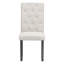 Ensemble de table de salle à manger rectangulaire 6 pièces, table avec pieds uniques, 4 chaises rembourrées et 1 banc-561179038-561179024