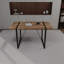 Ensemble de table de salle à manger en MDF et chaise de salle à manger 4 pièces, ensemble de table de salle à manger en bois de style médiéval-952526770-952526774-952526771