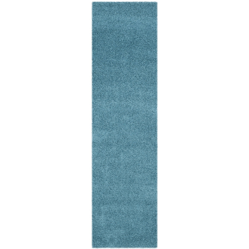 Rizco Shag Performance Solid Color Rug, Runner 2'3" x 6'