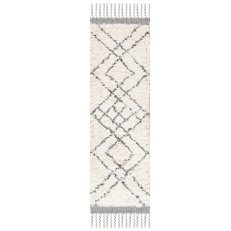 Powell Hand Woven Wool Southwestern Rug, Runner 2'3" x 8'