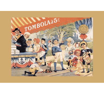 « tombola » par theophile alexandre steinlen affiche rétro