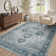 Machine Washable Oriental Floral Area Rug For Living Room, Bedroom