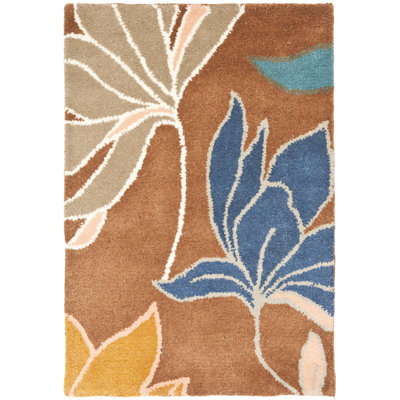 Carolette Hand Tufted Wool Floral Rug
