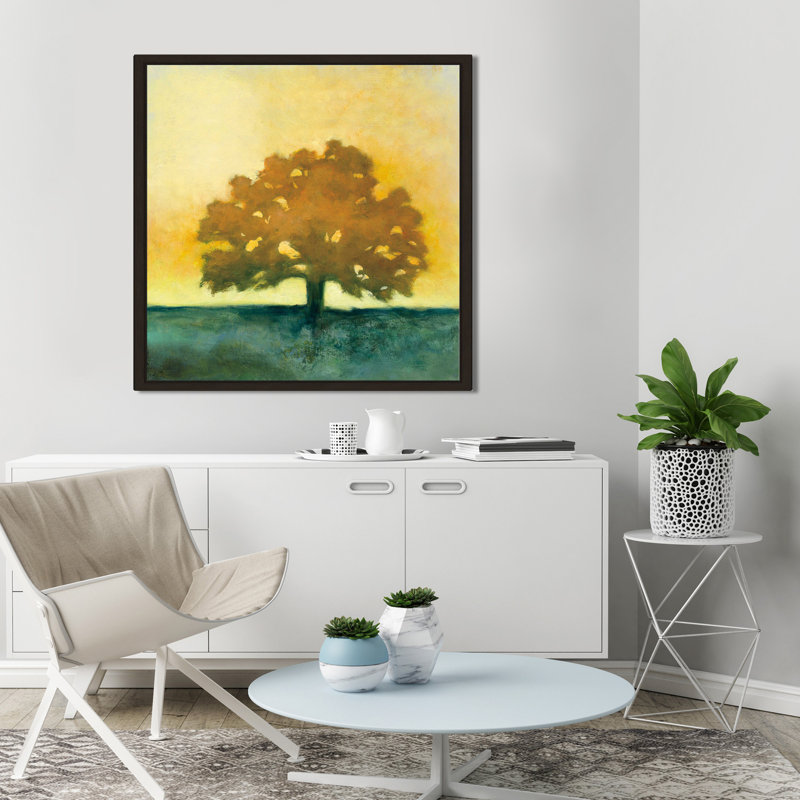 «Under the Oak II», reproduction de peinture acrylique sur toile, H 18 po x l 18 po x P 1 po, Toile tendue