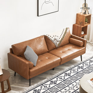 3 Seater Faux Leather Sofa