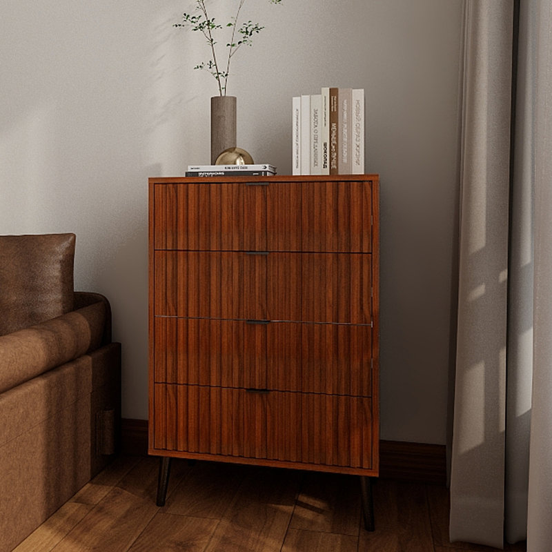 Commode à 4 tiroirs, H 35 po