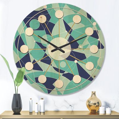 Horloge murale rétro Mid-Century