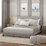 Carlester Upholstered Platform Bed