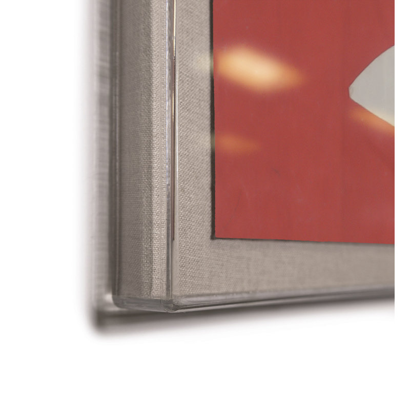 Striped Abstract 1 Print by Paule Marrot, 56" H x 44" W x 1.25" D, Acrylic Box