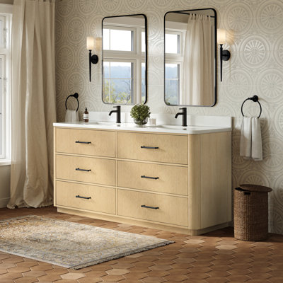 Meuble-lavabo double 72 po Francesca
