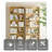 6-Tier Freestanding Bookcase Set Of 2, Tall Open Wood Bookshelf For Bedroom, Living Room And Office-1038280665