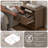 Mucci 22.7" H Transitional Solid Wood 2 Drawer Nightstand With Shelf-2016470542-2016470543