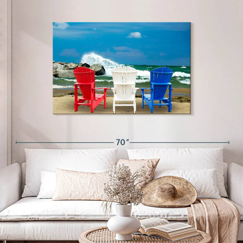 Chaises Gillard patriotiques Gillard, H 30 po x l 45 po
