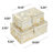 Albina 2 Piece Faux Leather Decorative Box Set