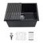 Integrated Single Bowl Quartz Kitchen Sink