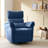 Beckette 41.75" Modern Swivel Glider Nursery Power Recliner with Adjustable Headrest-1145830075
