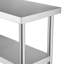 Table de préparation des aliments en acier inoxydable (table basse incluse)