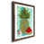 Papier, cadre noyer